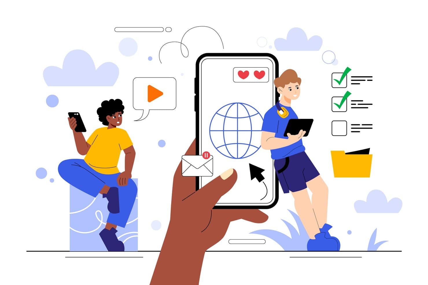 Social Media Creation.